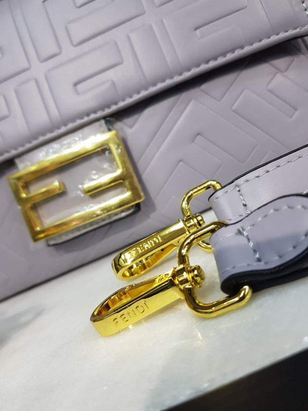 Fendi Embossed FF Baguette