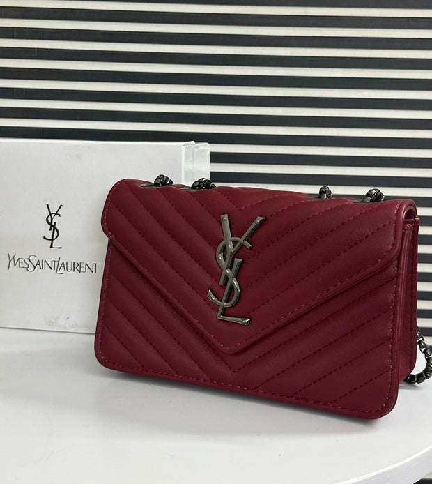 YSL Elegance Double Chain Bag