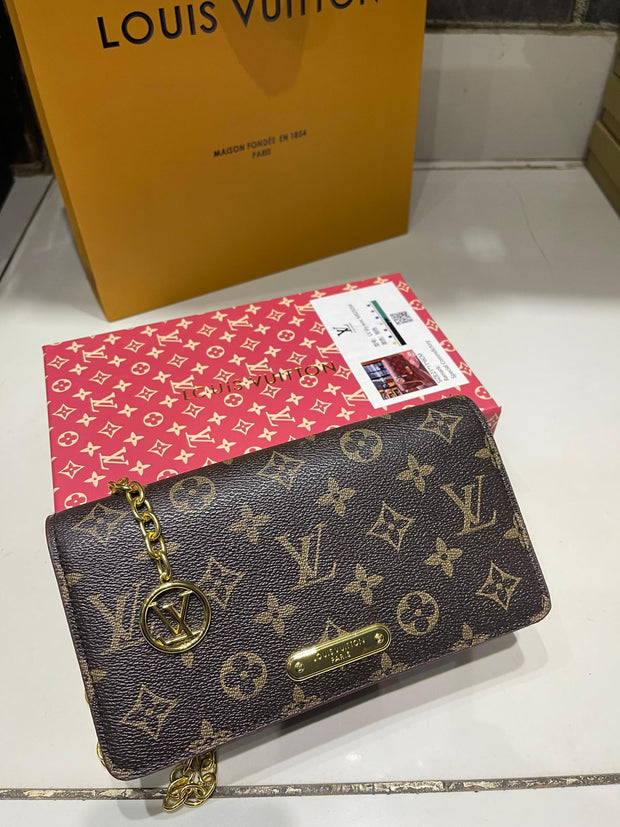 Louis Vuitton Monogram Lilly Wallet On Chain