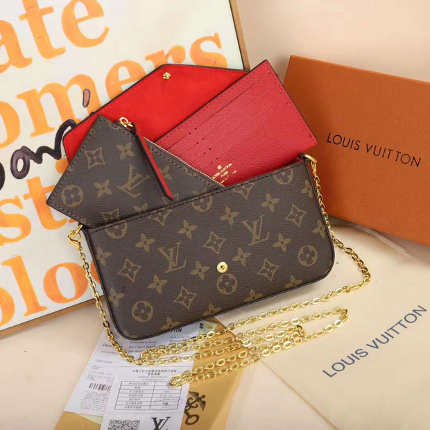 Louis Vuitton Félicie Damier Ebene Pochette