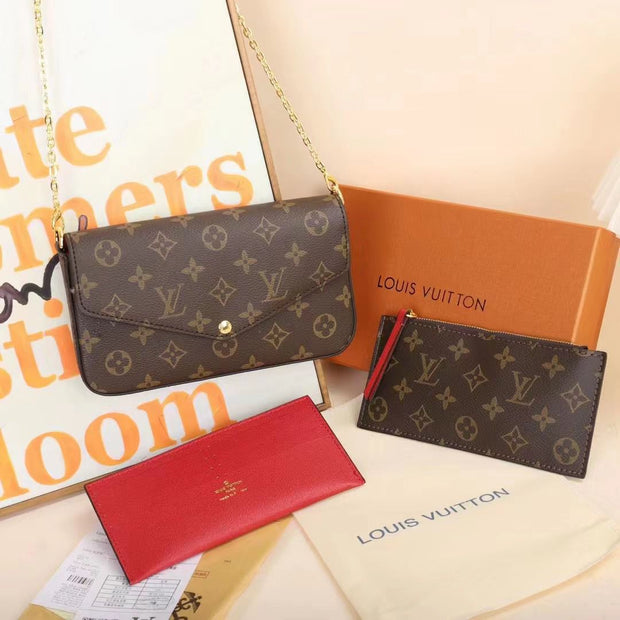 Louis Vuitton Félicie Damier Ebene Pochette