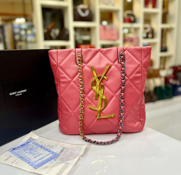 YSL Masters Quilted Chain Handbag