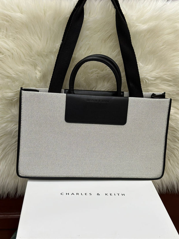 Charles & Keith Leather Strap Bag