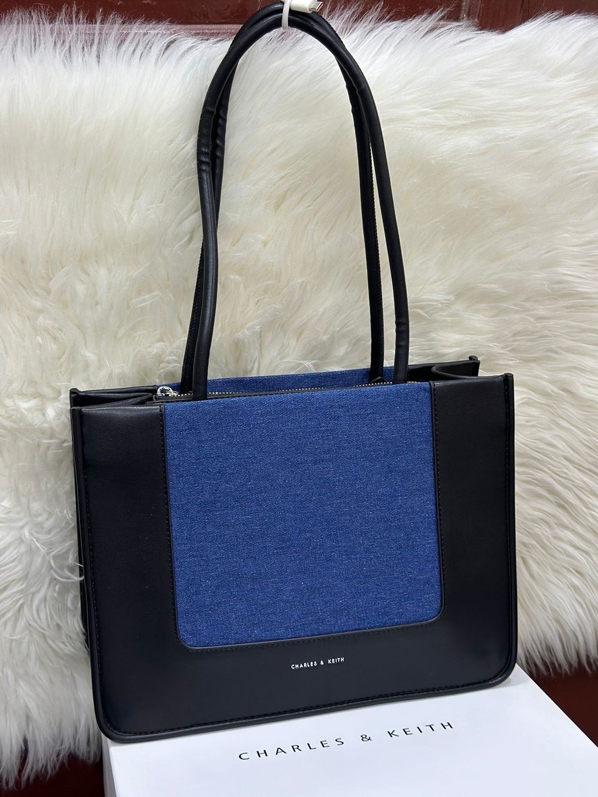 Charles & Keith Leather Strap Bag