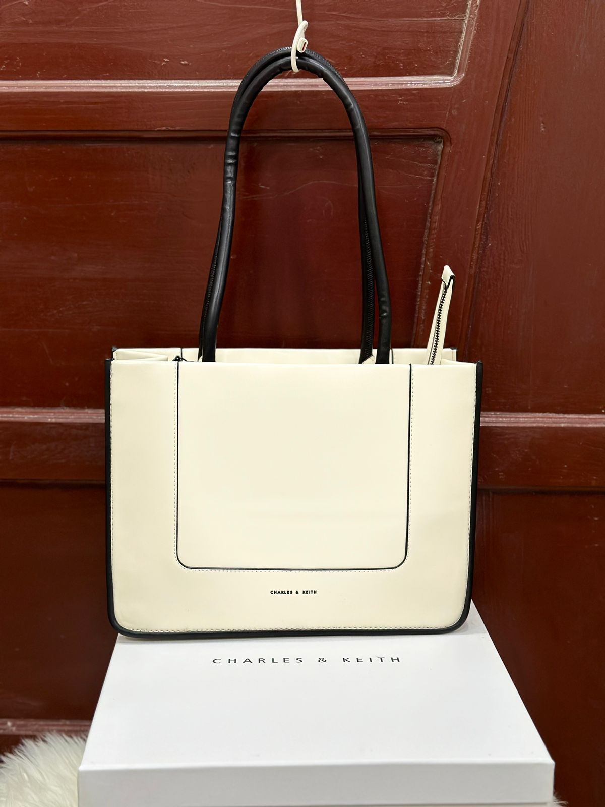 Charles & Keith Leather Strap Bag