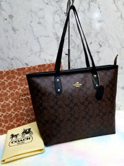 COACH Zipper Top Tote