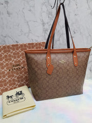 COACH Zipper Top Tote