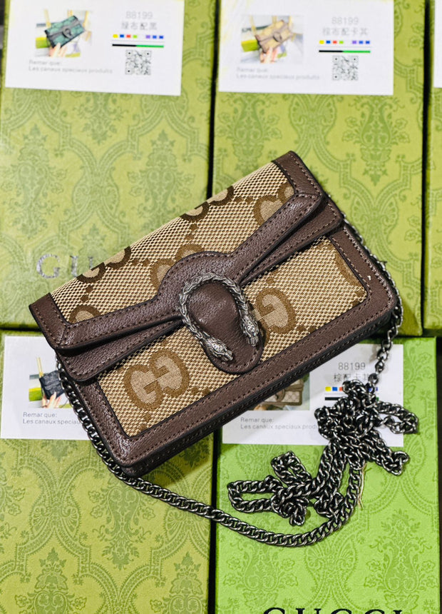 Gucci Dionysus Canvas Mini Crossbody Bag