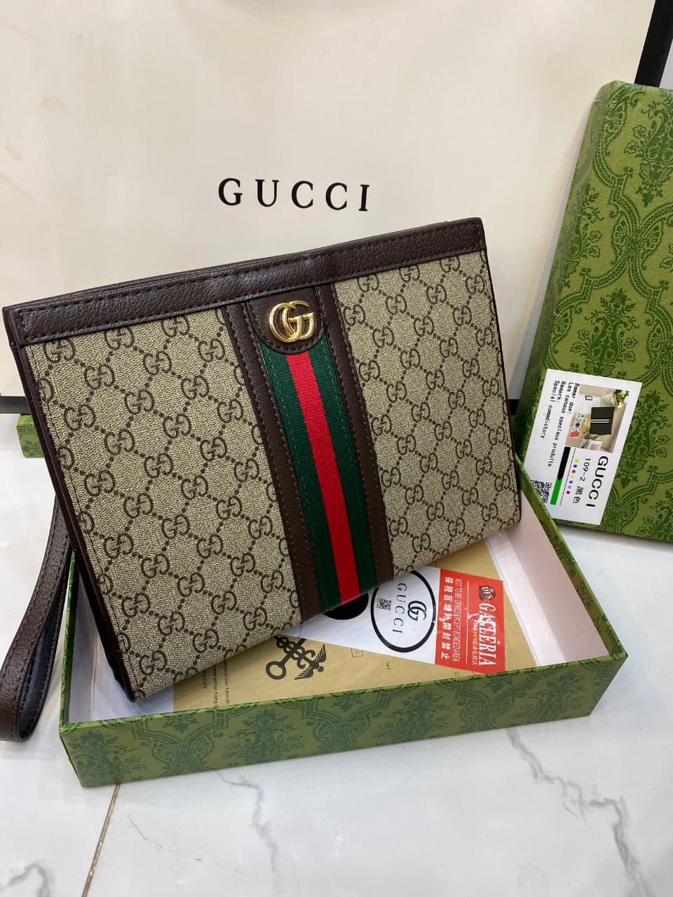 Gucci Signature Pouchette Clutch for Men