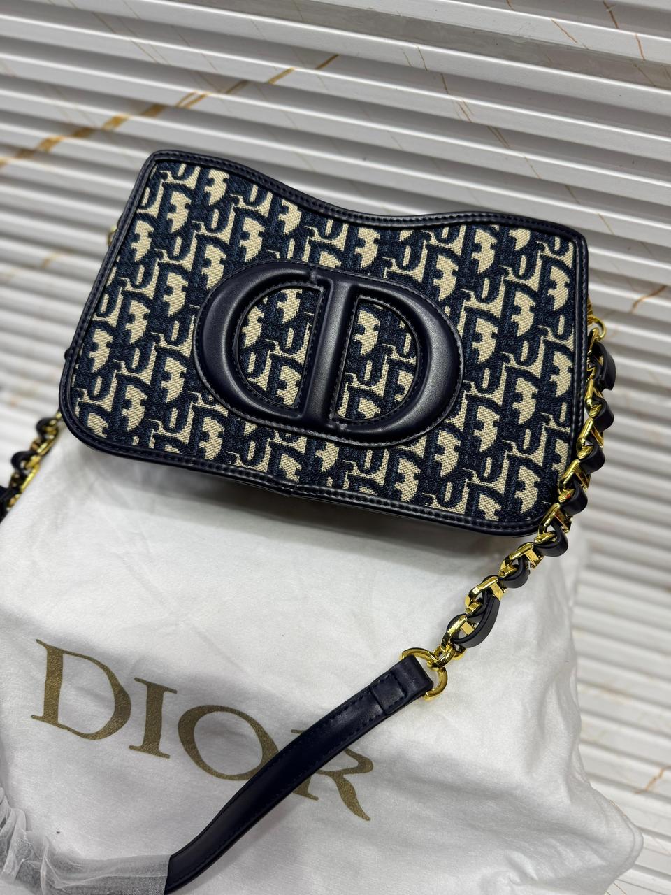 Cd Signature Hobo Mini Bag