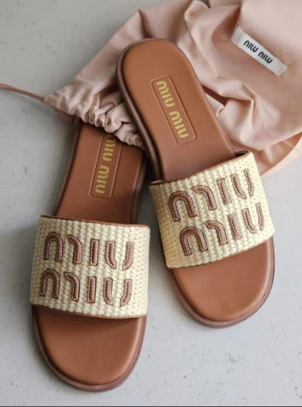 Miu Miu Flat Slippers