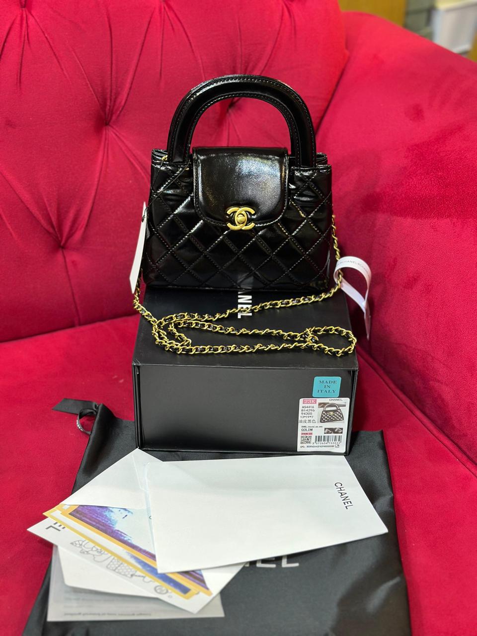 Chanel Top Handle Caviar Bag