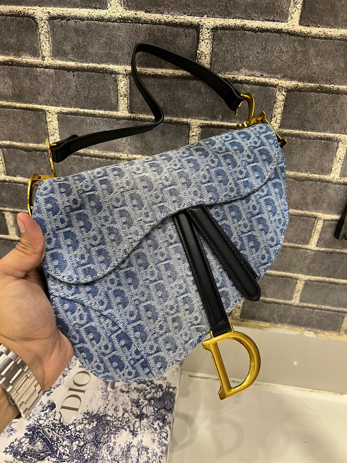 Dior Saddle Bag With Strap
