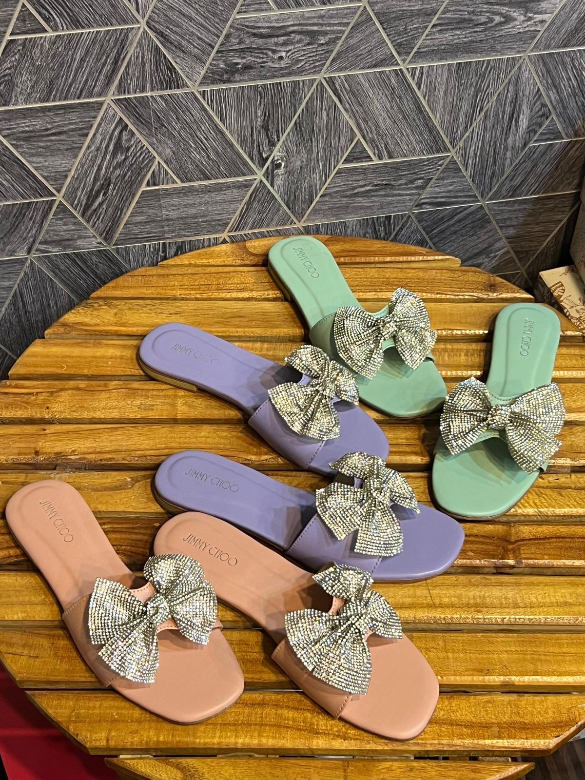 Jimmy Choo Bow Liva flats