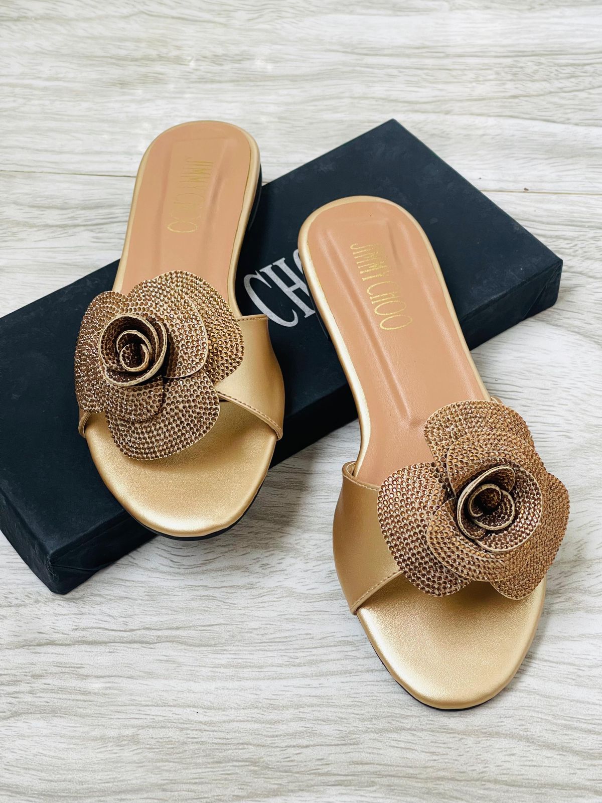 Jimmy Choo Flower Flats