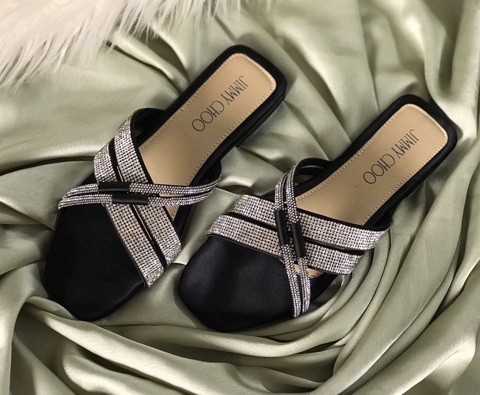 Jimmy Choo Linge Slippers